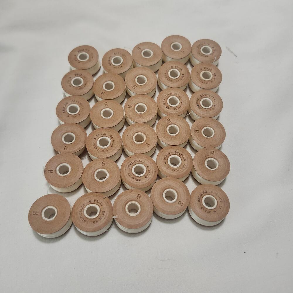 30 Spools White Nymo Beading Thread Style B Full B9